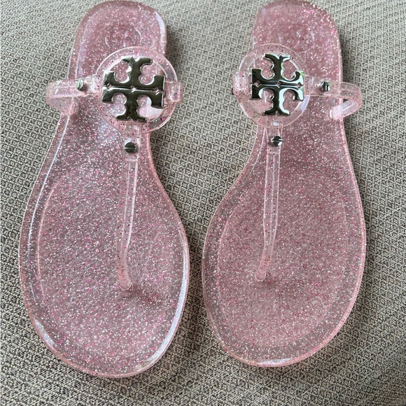 Tory Burch Mini Miller Flat Thong Sandal 9 - Picture 1 of 4